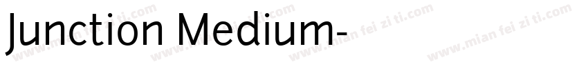 Junction Medium字体转换